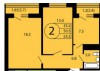 планировка 2-комнатных квартир